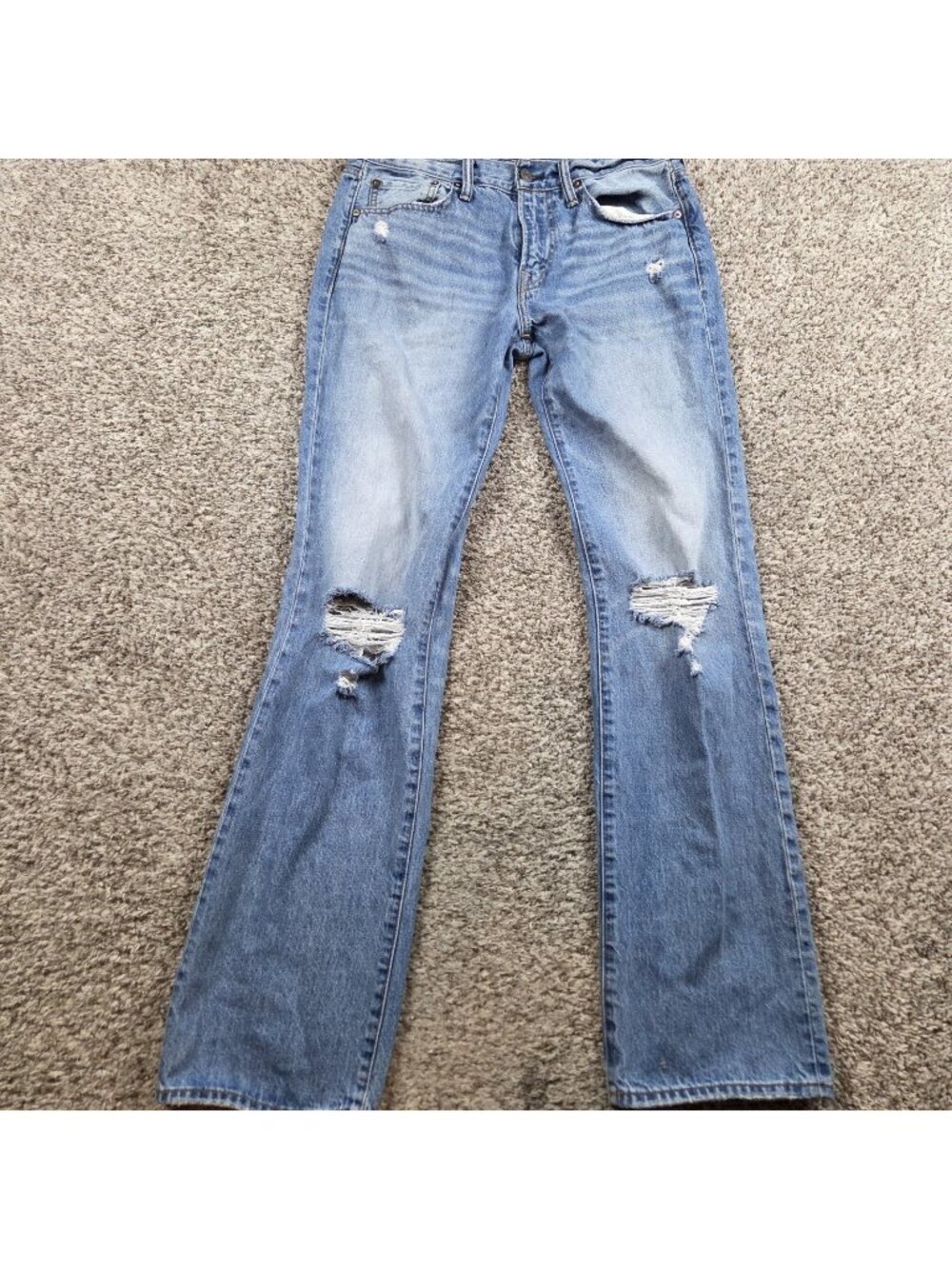 American Eagle Jeans Mens 32x26 Bootcut Medium Wash Denim Distressed